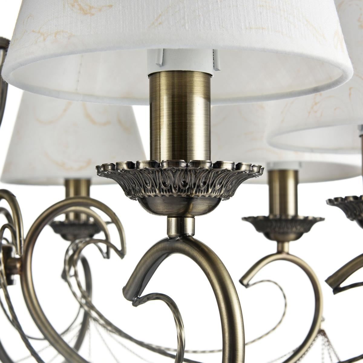 Люстра Freya Brossard FR2904-PL-08-BZ Люстра Freya Brossard FR2904-PL-08-BZ