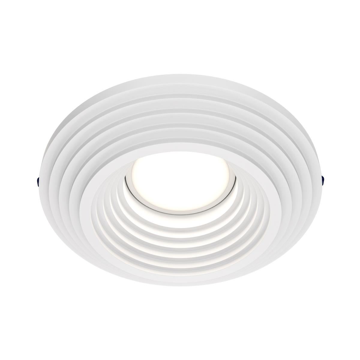 Встраиваемый светильник Gyps Modern GU10 10Вт / Maytoni DL004-1-01-W Встраиваемый светильник Gyps Modern GU10 10Вт / Maytoni DL004-1-01-W