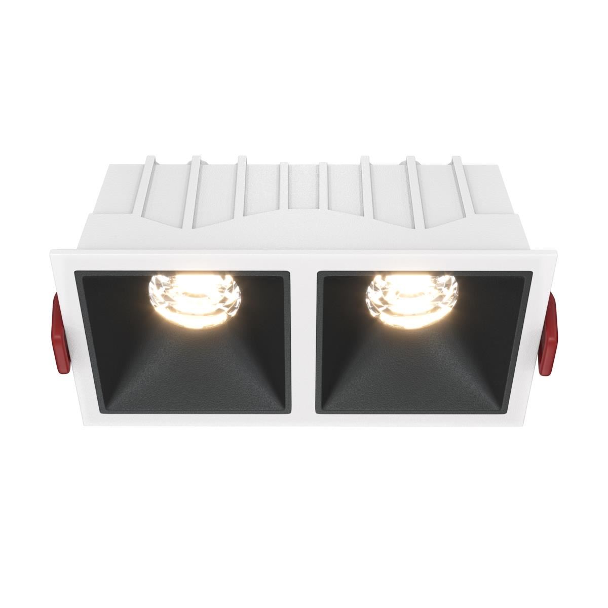 Встраиваемый светильник Alfa LED 3000K 2x10Вт 36° Dim Triac / Maytoni DL043-02-10W3K-D-SQ-WB Встраиваемый светильник Alfa LED 3000K 2x10Вт 36° Dim Triac / Maytoni DL043-02-10W3K-D-SQ-WB