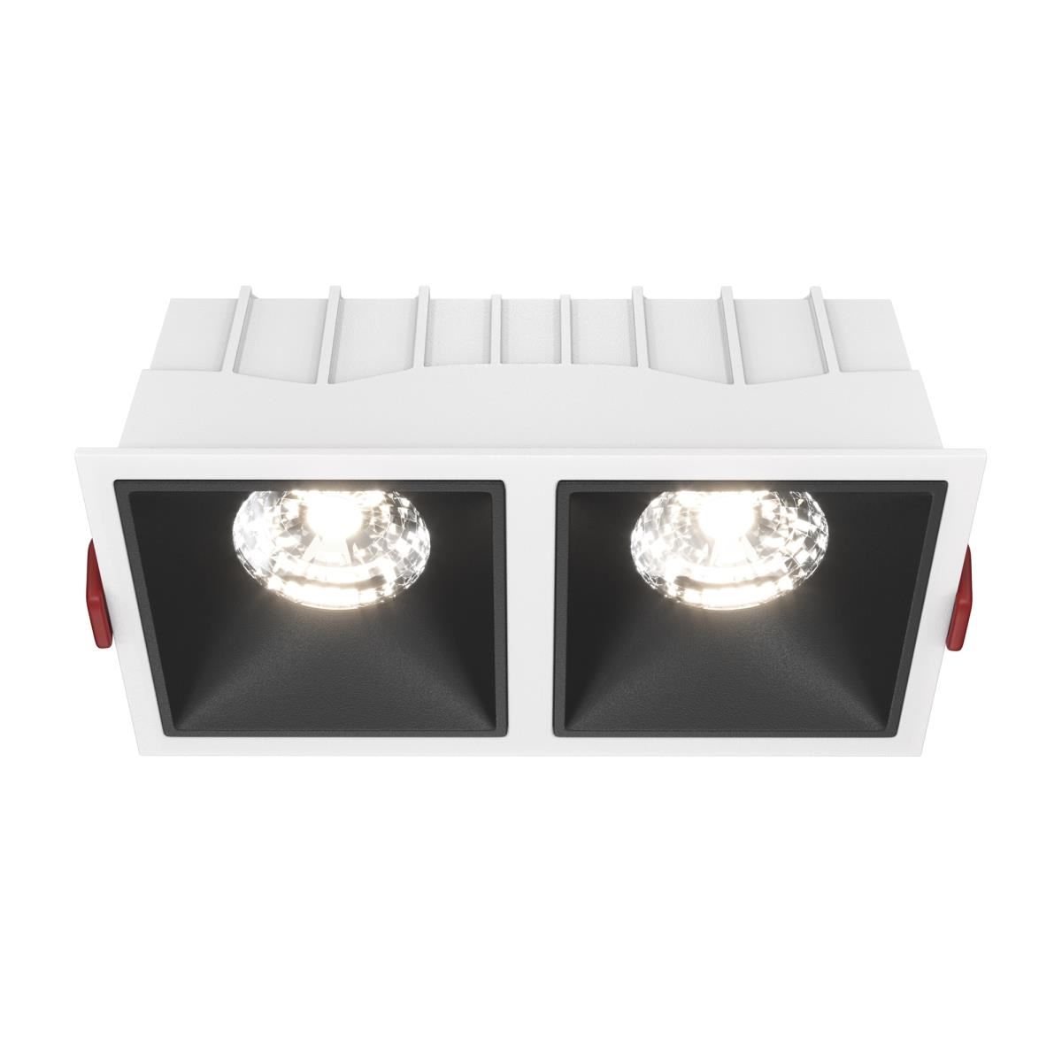 Встраиваемый светильник Alfa LED 4000K 2x15Вт 36° Dim Triac / Maytoni DL043-02-15W4K-D-SQ-WB Встраиваемый светильник Alfa LED 4000K 2x15Вт 36° Dim Triac / Maytoni DL043-02-15W4K-D-SQ-WB
