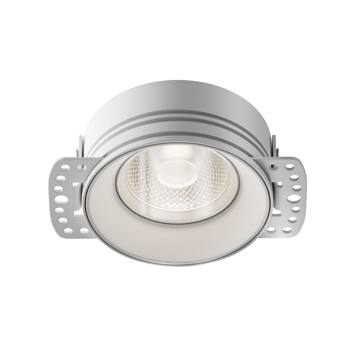 Встраиваемый светильник Flint GU10 10Вт IP 44 / Maytoni DL101-GU10-TRS-W Встраиваемый светильник Flint GU10 10Вт IP 44 / Maytoni DL101-GU10-TRS-W