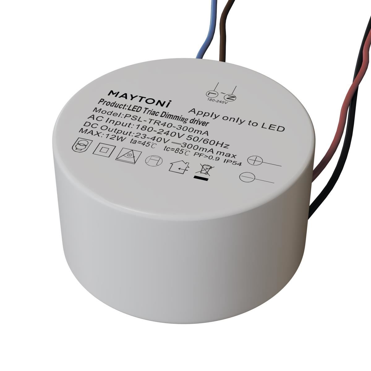 Аксессуар Maytoni Источники питания Triac PSL-TR40-300mA Аксессуар Maytoni Источники питания Triac PSL-TR40-300mA