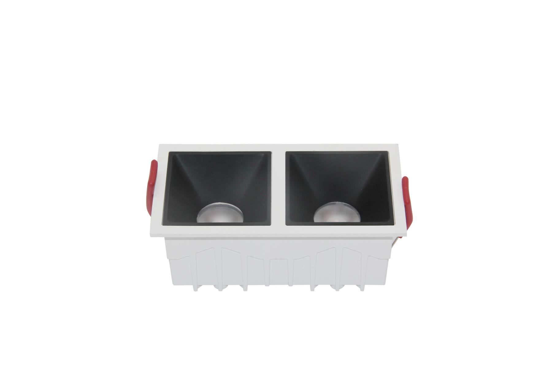 Встраиваемый светильник Alfa LED 3000K 2x10Вт 36° Dim Triac / Maytoni DL043-02-10W3K-D-SQ-WB Встраиваемый светильник Alfa LED 3000K 2x10Вт 36° Dim Triac / Maytoni DL043-02-10W3K-D-SQ-WB