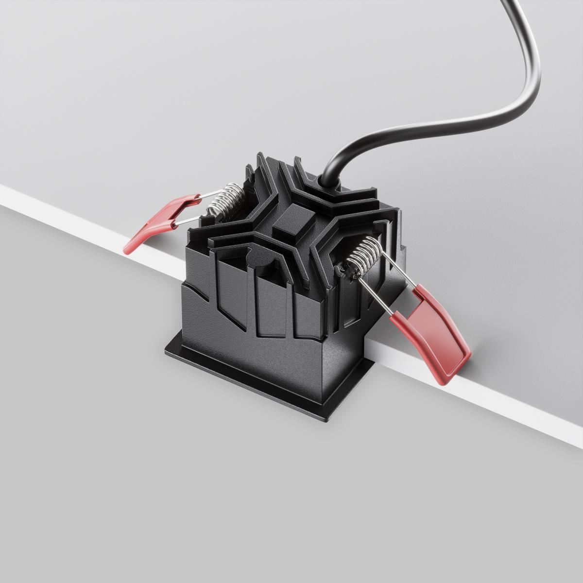 Встраиваемый светильник Alfa LED 4000K 10Вт 50° / Maytoni DL043-01-10W4K-SQ-B-1 Встраиваемый светильник Alfa LED 4000K 10Вт 50° / Maytoni DL043-01-10W4K-SQ-B-1