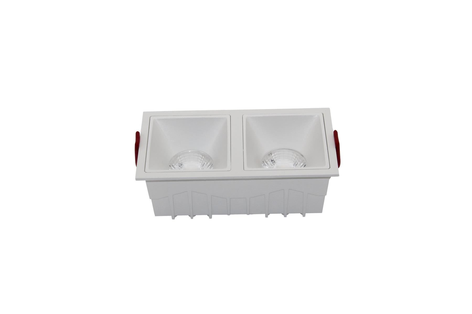 Встраиваемый светильник Alfa LED 3000K 2x15Вт 36° Dim Triac / Maytoni DL043-02-15W3K-D-SQ-W Встраиваемый светильник Alfa LED 3000K 2x15Вт 36° Dim Triac / Maytoni DL043-02-15W3K-D-SQ-W