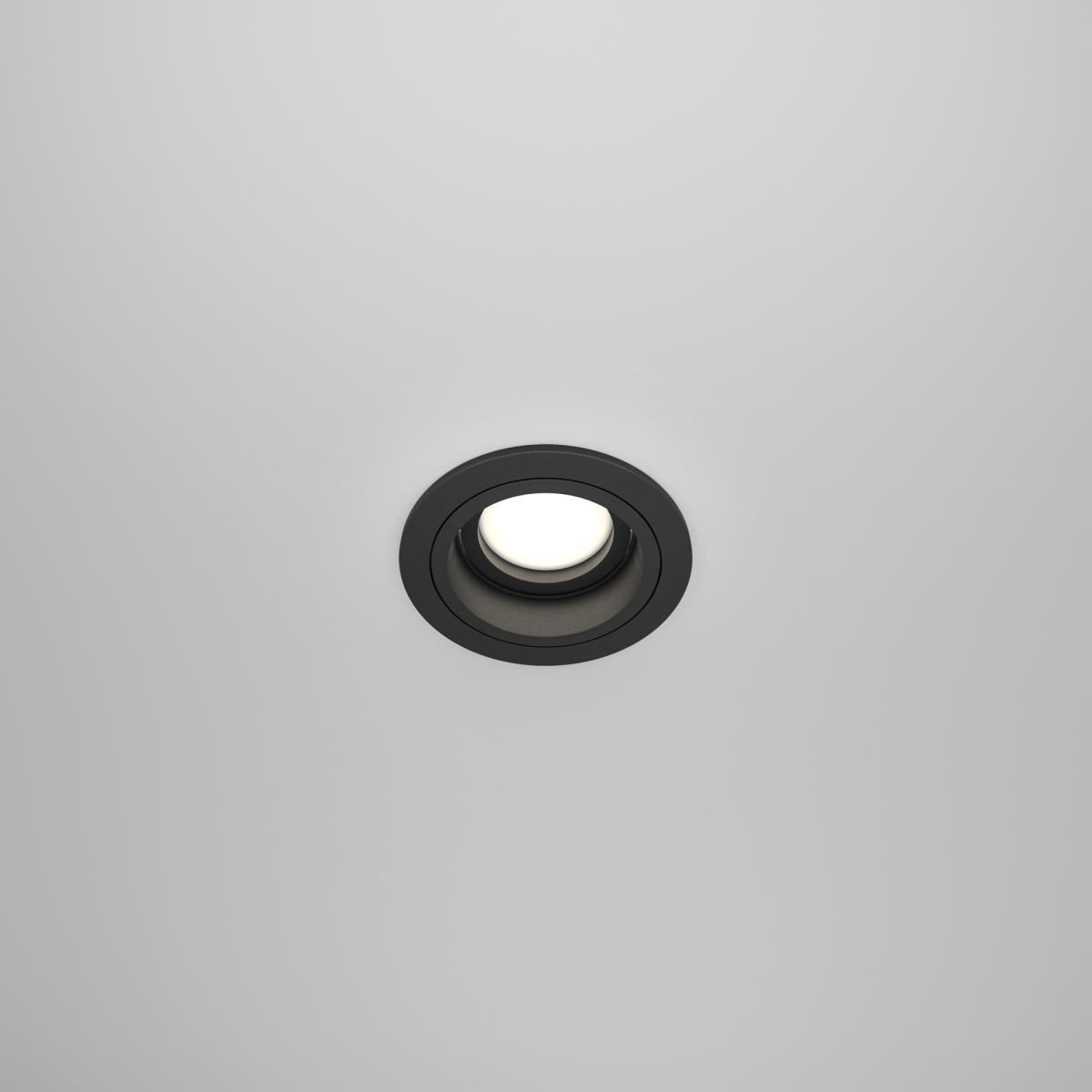 Встраиваемый светильник Atom GU10 10Вт / Maytoni DL025-2-01B Встраиваемый светильник Atom GU10 10Вт / Maytoni DL025-2-01B