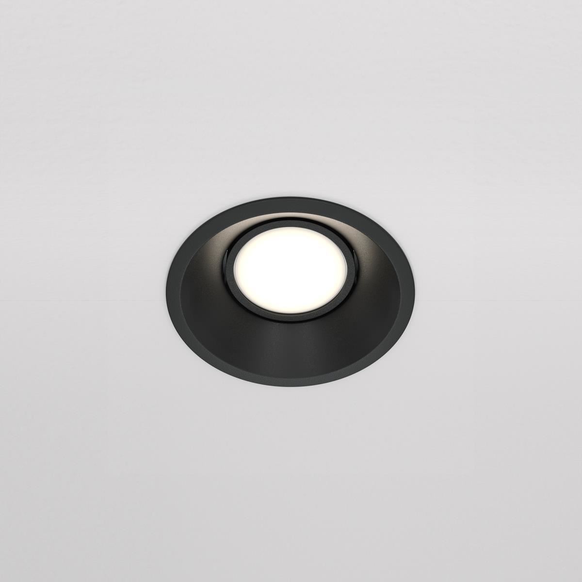 Встраиваемый светильник Dot GU10 10Вт / Maytoni DL028-2-01B Встраиваемый светильник Dot GU10 10Вт / Maytoni DL028-2-01B