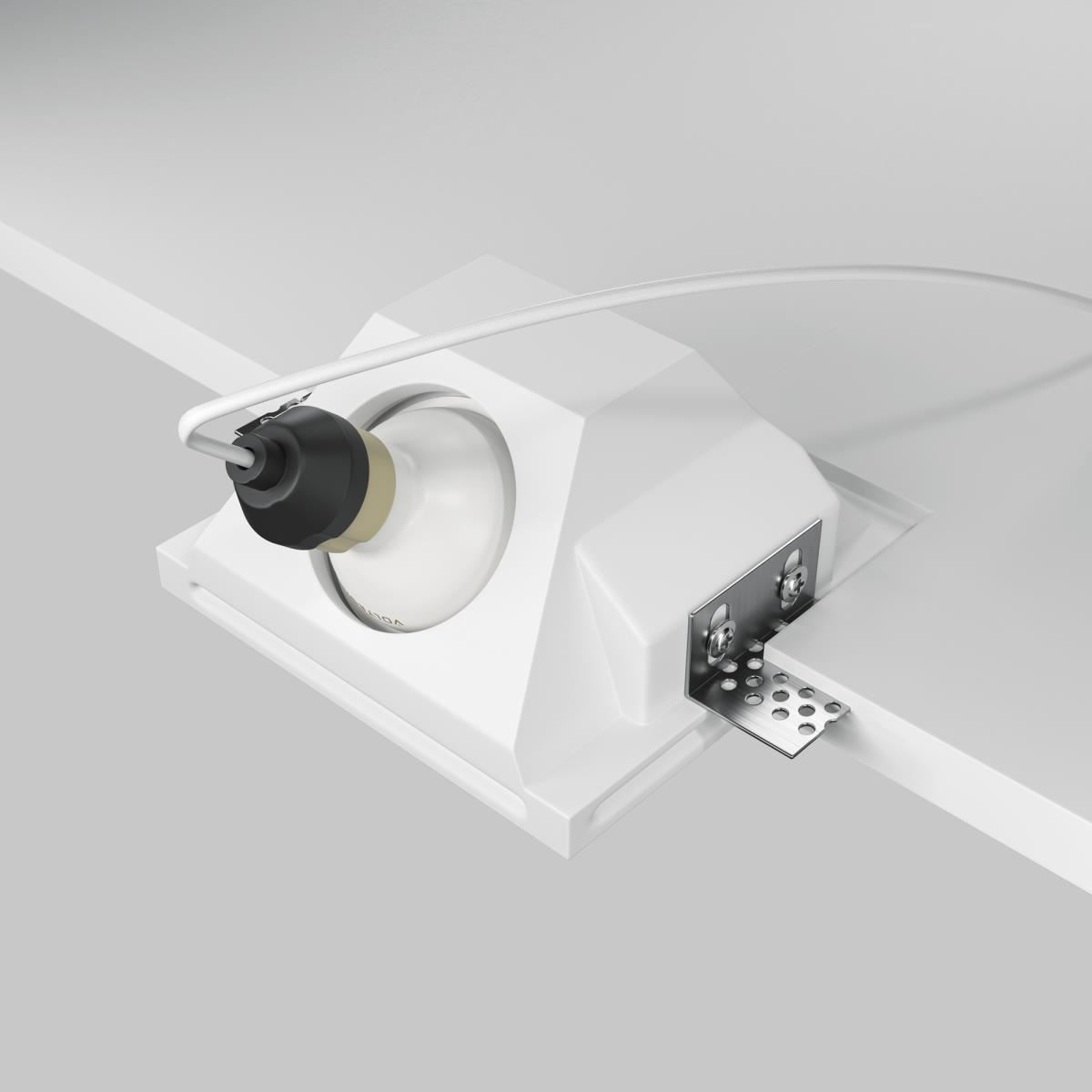 Встраиваемый светильник Gyps Modern GU10 10Вт / Maytoni DL001-WW-01-W Встраиваемый светильник Gyps Modern GU10 10Вт / Maytoni DL001-WW-01-W