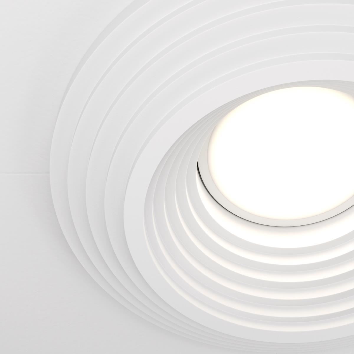 Встраиваемый светильник Gyps Modern GU10 10Вт / Maytoni DL004-1-01-W Встраиваемый светильник Gyps Modern GU10 10Вт / Maytoni DL004-1-01-W