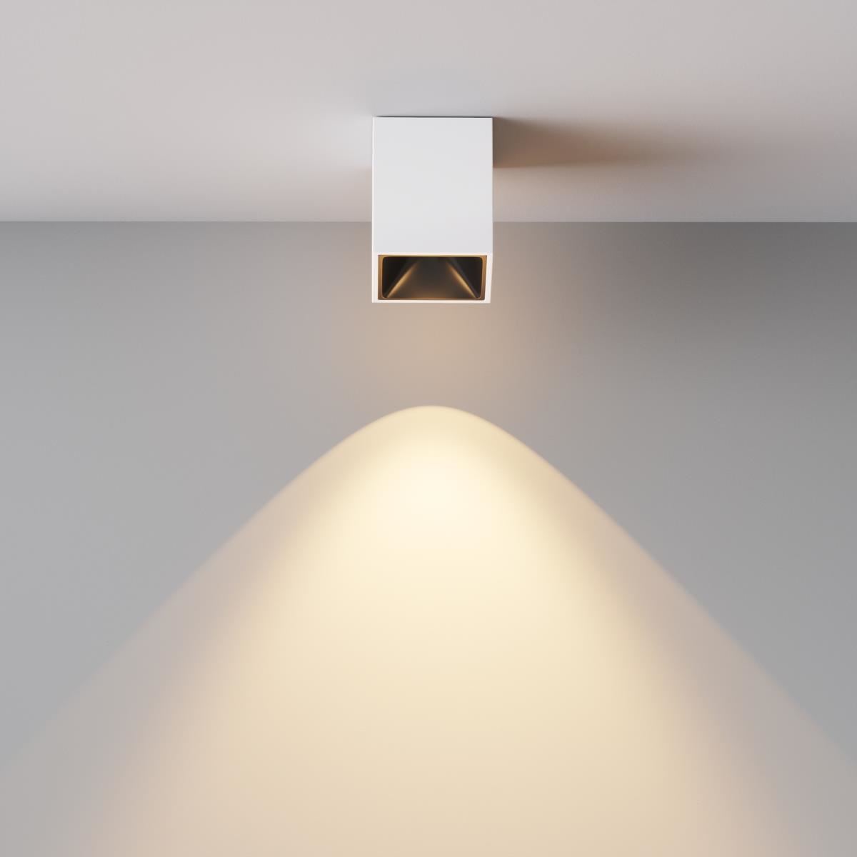 Потолочный светильник Alfa LED 3000K 8Вт 50° / Maytoni C065CL-8W3K-SQ-WB Потолочный светильник Alfa LED 3000K 8Вт 50° / Maytoni C065CL-8W3K-SQ-WB