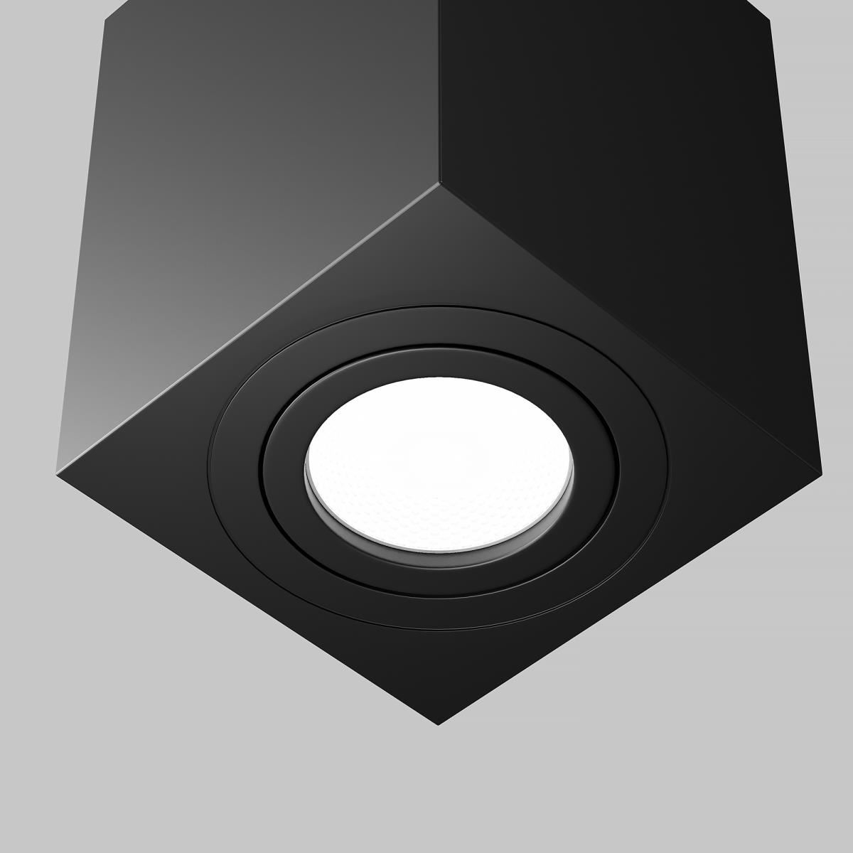Потолочный светильник Atom GU10 10Вт / Maytoni C017CL-01B Потолочный светильник Atom GU10 10Вт / Maytoni C017CL-01B