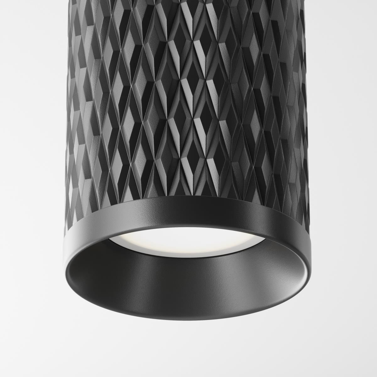 Потолочный светильник Focus Design GU10 1x10Вт / Maytoni C036CL-01B Потолочный светильник Focus Design GU10 1x10Вт / Maytoni C036CL-01B