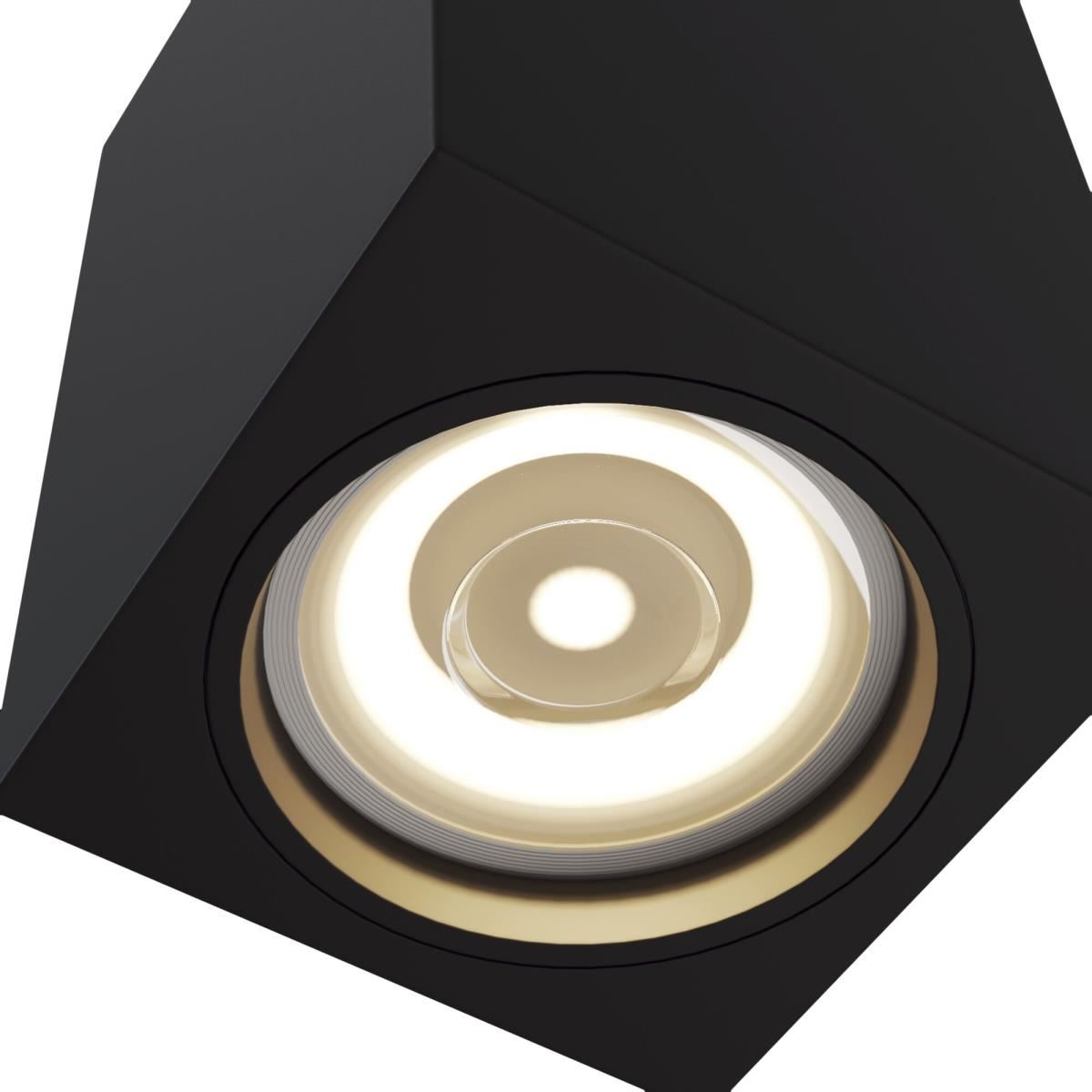 Потолочный светильник Focus GU10 1x10Вт / Maytoni C011CL-01B Потолочный светильник Focus GU10 1x10Вт / Maytoni C011CL-01B