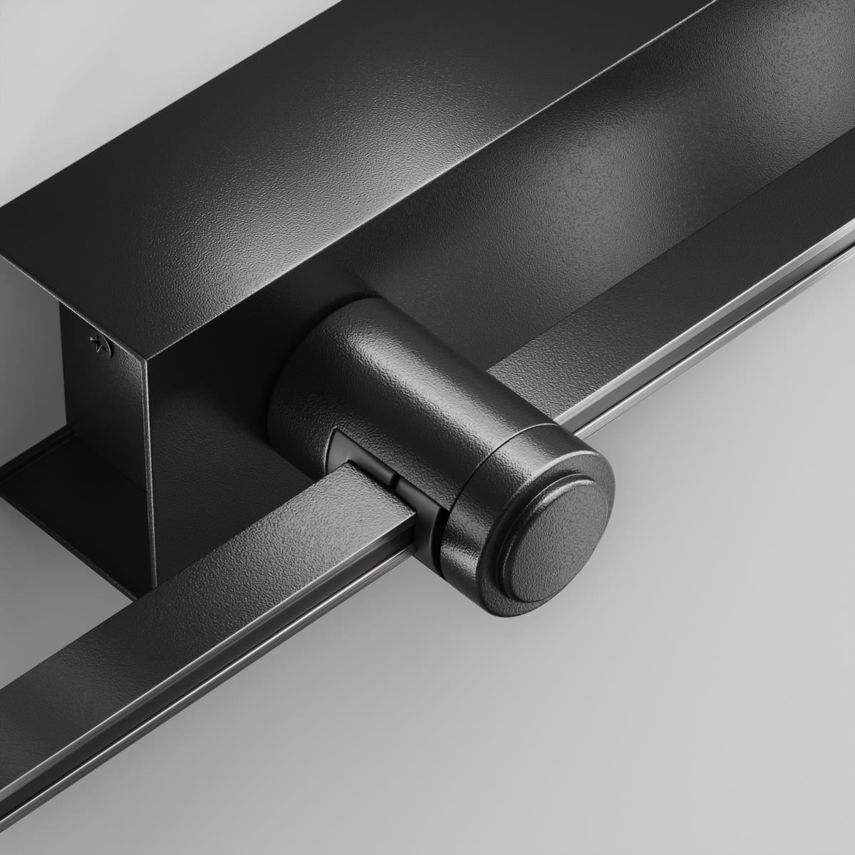 Основание настенное Wall для блока питания с вводом питания Flarity черный / Maytoni TRA155CW-BB-B Основание настенное Wall для блока питания с вводом питания Flarity черный / Maytoni TRA155CW-BB-B