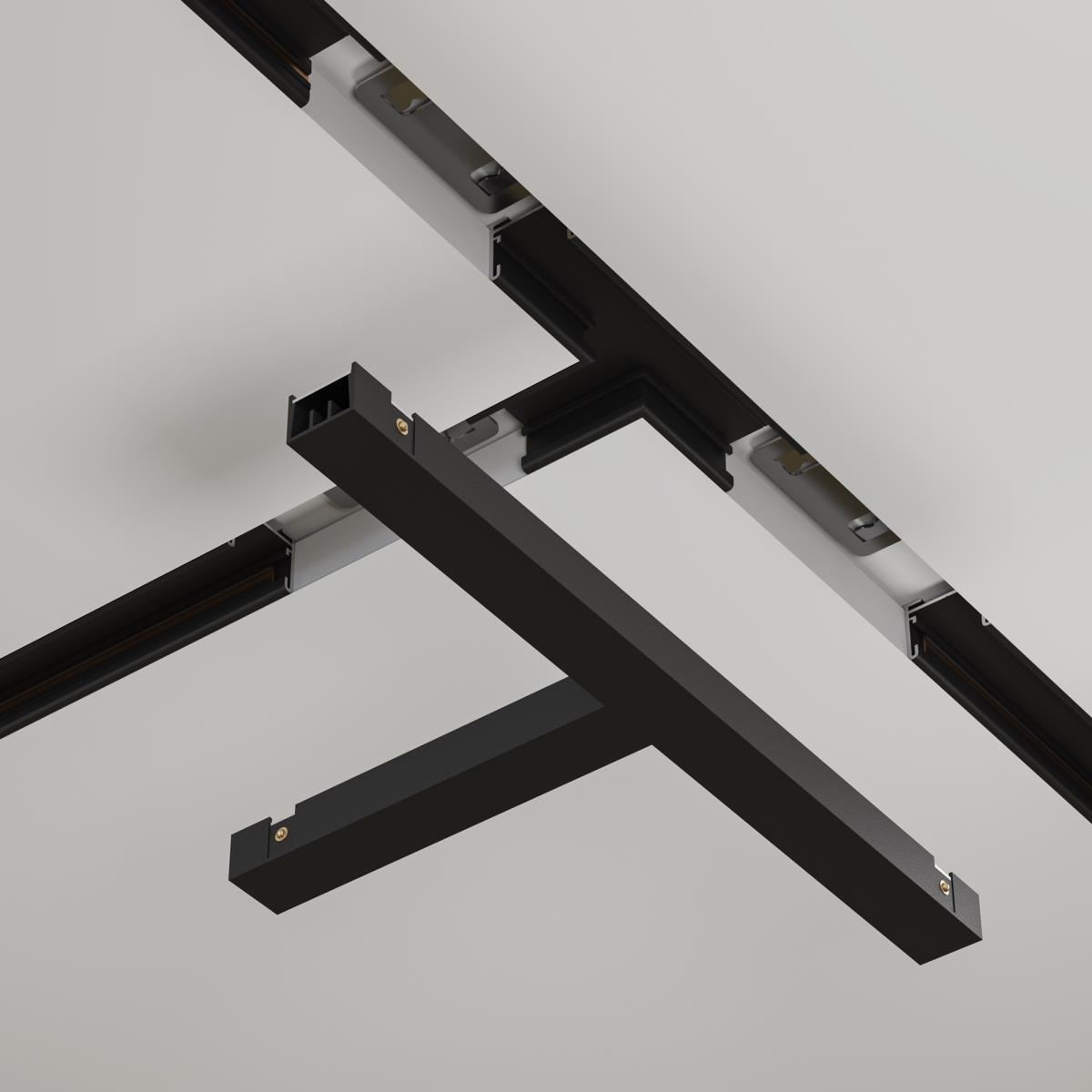 Т- образный коннектор встраиваемый под ГКЛ 12,5 мм Basity, черный / Maytoni TRA172CT-12B Т- образный коннектор встраиваемый под ГКЛ 12,5 мм Basity, черный / Maytoni TRA172CT-12B