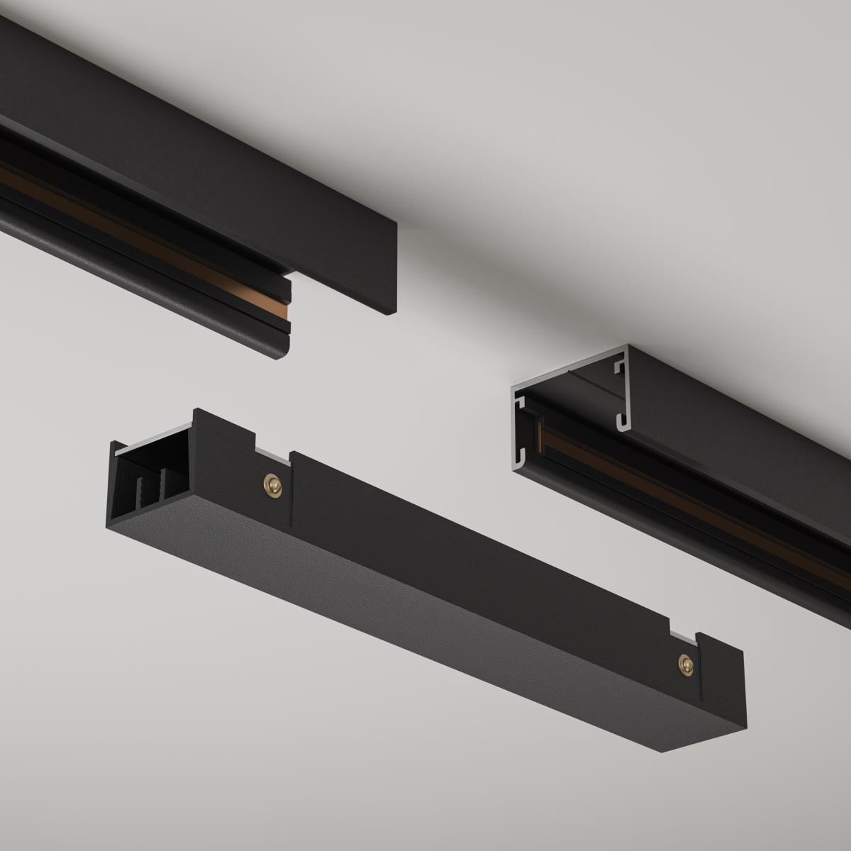 Коннектор питания прямой Basity, черный / Maytoni TRA172IPC-1B Коннектор питания прямой Basity, черный / Maytoni TRA172IPC-1B