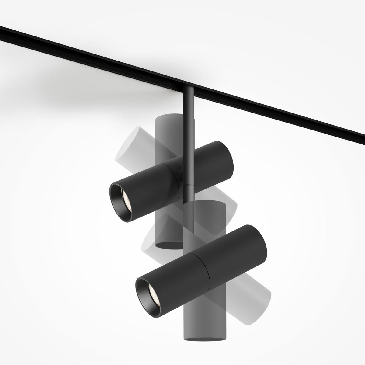 Трековый светильник Elti Duo Exility 4000K 24Вт 36° / Maytoni TR005-2-2X12W4K-B Трековый светильник Elti Duo Exility 4000K 24Вт 36° / Maytoni TR005-2-2X12W4K-B