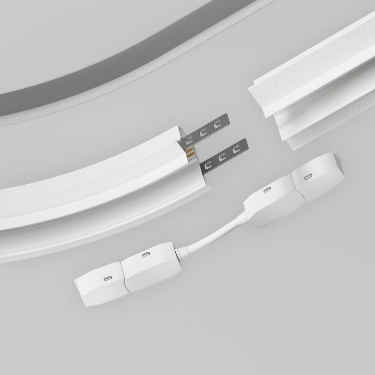 Коннектор питания радиусный Radity встраиваемый белый / Maytoni TRA034CS-W Коннектор питания радиусный Radity встраиваемый белый / Maytoni TRA034CS-W