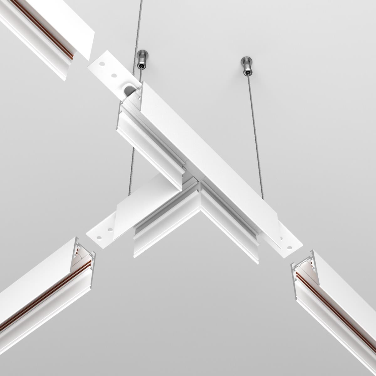 Коннектор Т-образный Exility накладной белый / Maytoni TRA034CT-41W Коннектор Т-образный Exility накладной белый / Maytoni TRA034CT-41W