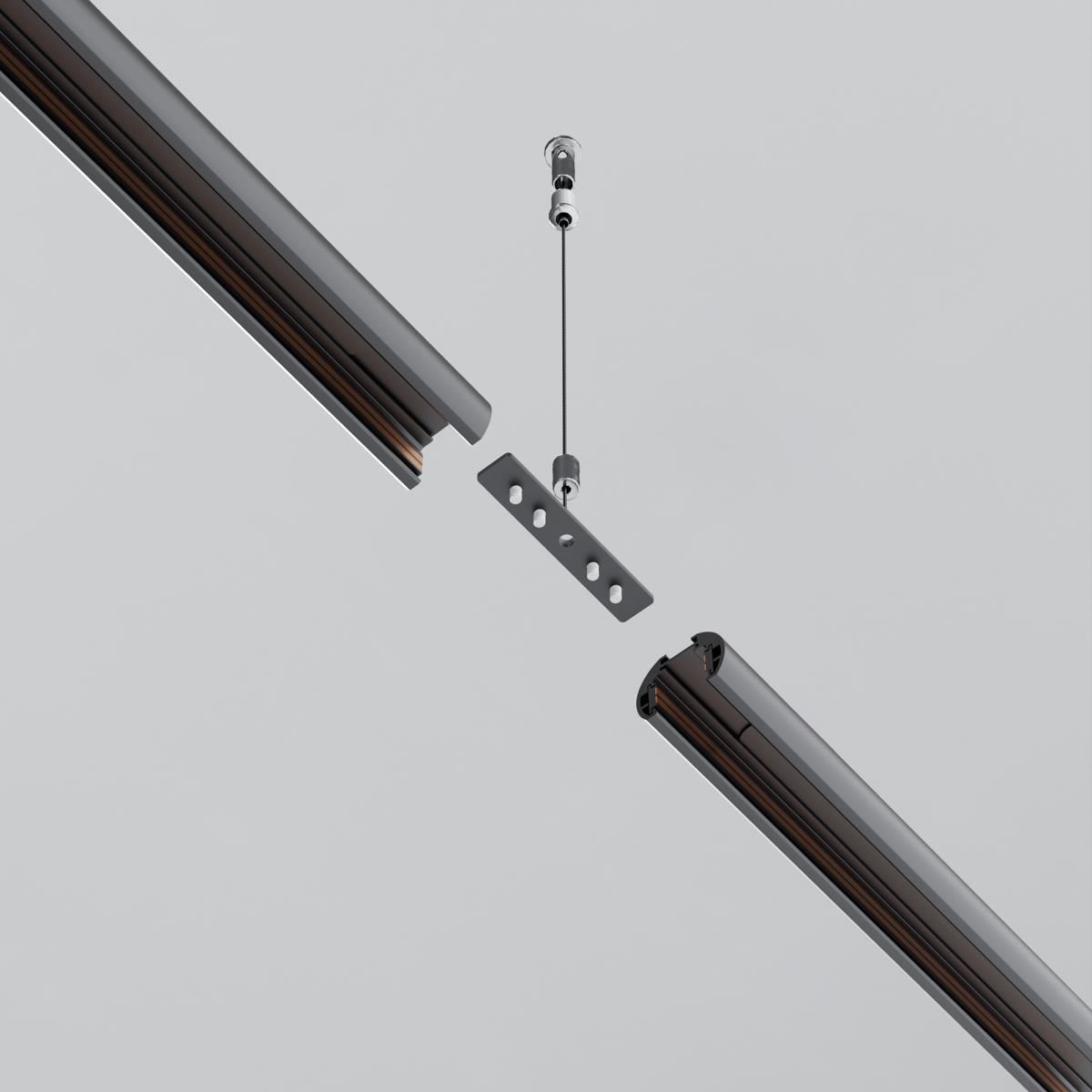 Коннектор прямой для низкопрофильного шинопровода Exility / Maytoni TRAM034CI-R-41B Коннектор прямой для низкопрофильного шинопровода Exility / Maytoni TRAM034CI-R-41B