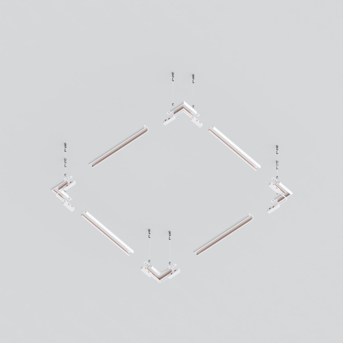 Шинопровод 2м Exility низкопрофильный подвесной круглый / Maytoni TRXM034-R-412W Шинопровод 2м Exility низкопрофильный подвесной круглый / Maytoni TRXM034-R-412W