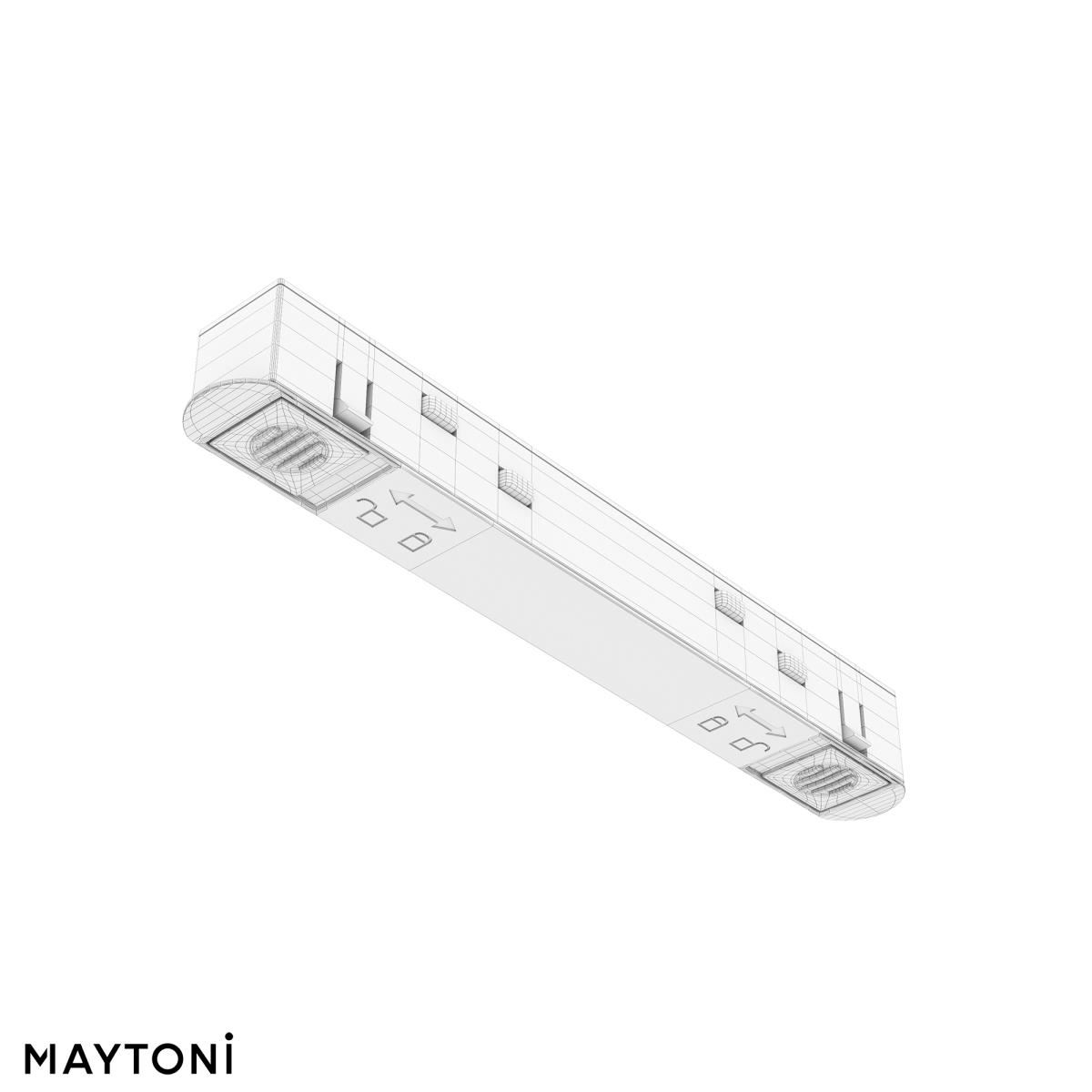 Коннектор питания прямой Exility белый / Maytoni TRA034PC-42W Коннектор питания прямой Exility белый / Maytoni TRA034PC-42W