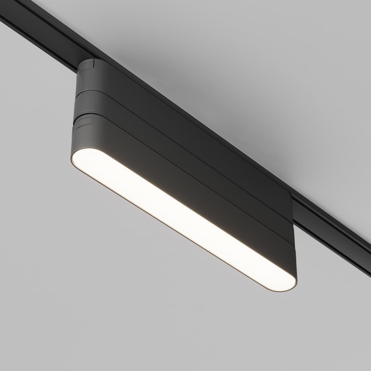 Адаптер к трековому светильнику Radity L222mm черный / Maytoni TRA084FC-11LB Адаптер к трековому светильнику Radity L222mm черный / Maytoni TRA084FC-11LB