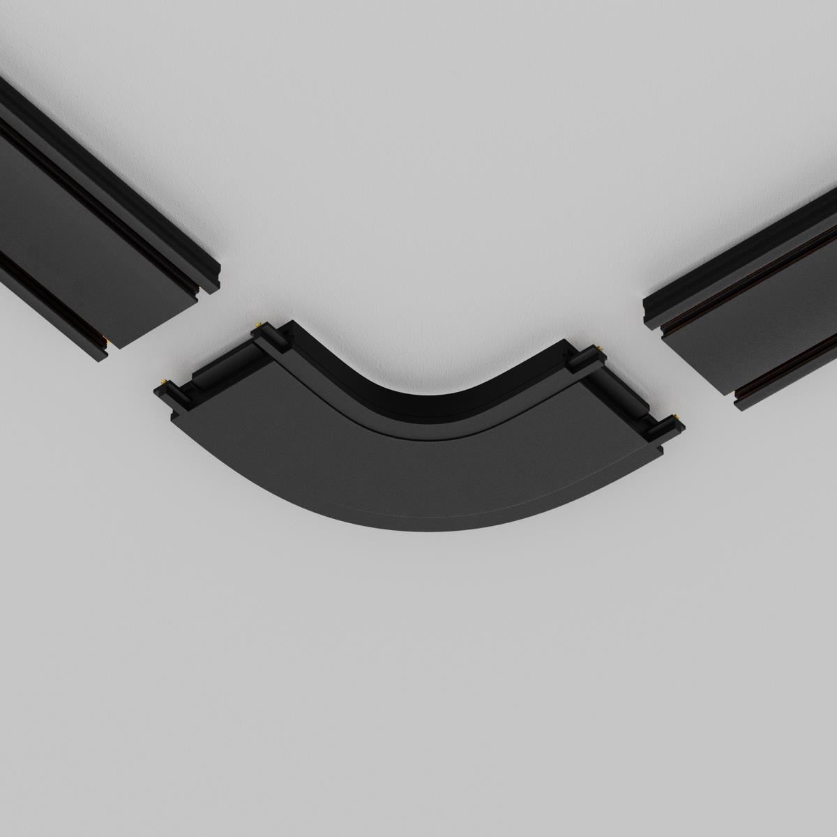 Конектор питания полукруглый Radity черный / Maytoni TRA084CR-11B Конектор питания полукруглый Radity черный / Maytoni TRA084CR-11B