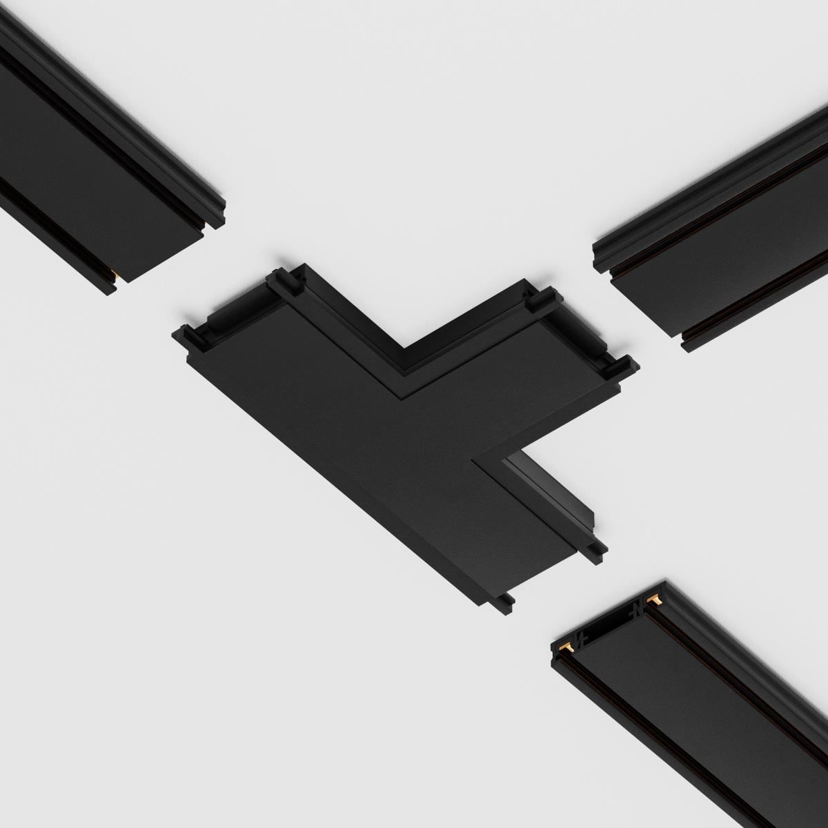 Коннектор питания T-образный Radity черный / Maytoni TRA084CT-11B Коннектор питания T-образный Radity черный / Maytoni TRA084CT-11B