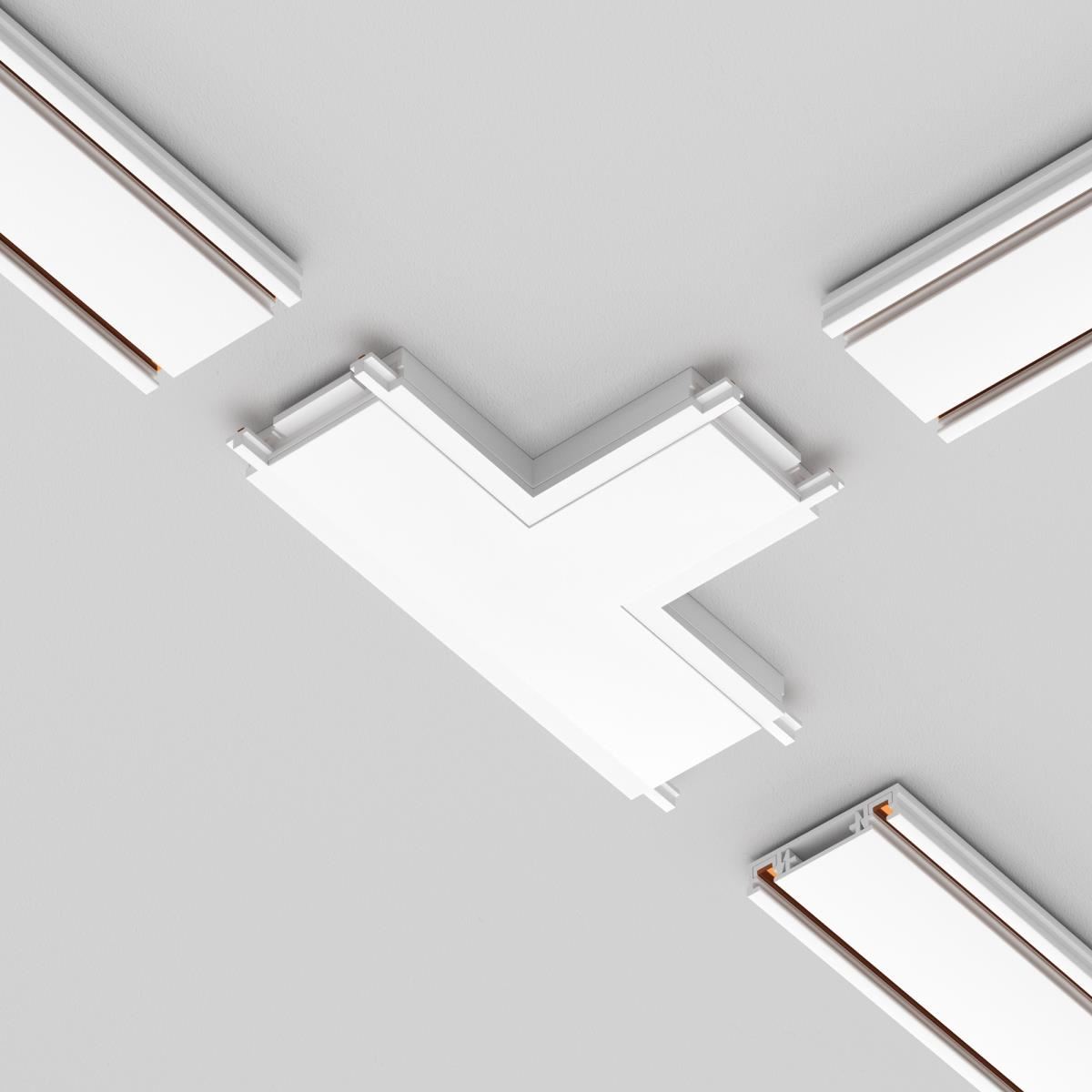 Коннектор питания T-образный Radity белый / Maytoni TRA084CT-11W Коннектор питания T-образный Radity белый / Maytoni TRA084CT-11W