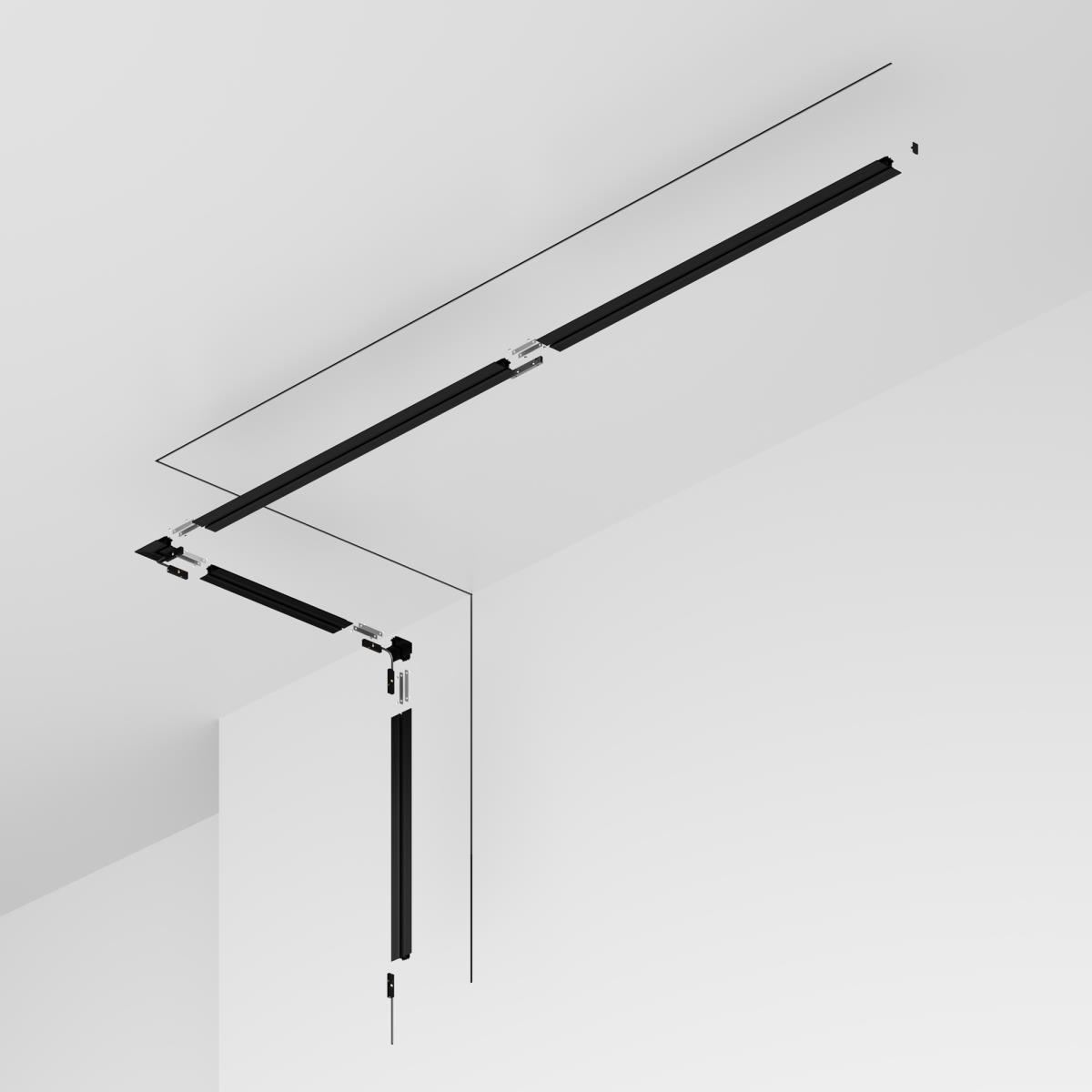 Шинопровод встраиваемый под шпаклевку 2 м Levity / Maytoni TRX184-132B Шинопровод встраиваемый под шпаклевку 2 м Levity / Maytoni TRX184-132B