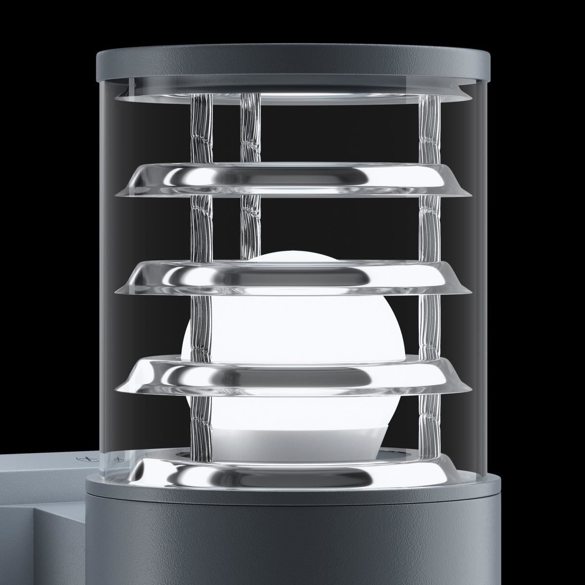 Настенный светильник (бра) Maytoni Bronx O576WL-02GR Настенный светильник (бра) Maytoni Bronx O576WL-02GR