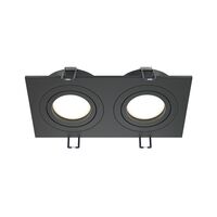 Встраиваемый светильник Atom GU10 2x10Вт / Maytoni DL024-2-02B