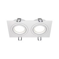 Встраиваемый светильник Atom GU10 2x10Вт / Maytoni DL024-2-02W