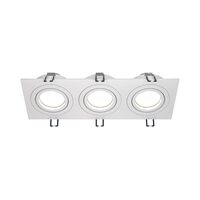 Встраиваемый светильник Atom GU10 3x10Вт / Maytoni DL024-2-03W