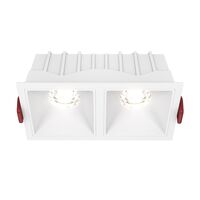 Встраиваемый светильник Alfa LED 4000K 2x10Вт 36° / Maytoni DL043-02-10W4K-SQ-W