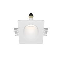 Встраиваемый светильник Gyps Modern GU10 10Вт / Maytoni DL001-WW-01-W