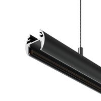 Шинопровод 3м подвесной круглый Basity, черный / Maytoni TRX172-R-113B