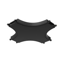 Коннектор питания X-образный Radity черный / Maytoni TRA084CX-11B