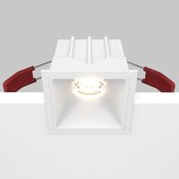 Встраиваемый светильник Alfa LED 3000K 10Вт 36° / Maytoni DL043-01-10W3K-SQ-W