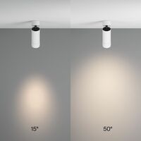 Потолочный светильник Focus Zoom 4000K 1x12W 15°-50° / Maytoni C055CL-L12W4K-Z-W