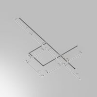 Шинопровод 2м Unity встраиваемый белый / Maytoni TRX004-112W