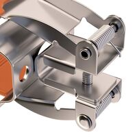 Держатель пружинный Unity встраиваемый, серебро / Maytoni TRA002HR-11B