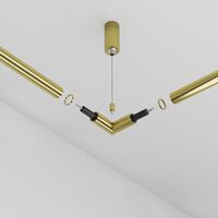 L-образный коннектор для штанговой системы Axity / Maytoni CA006EC-BS