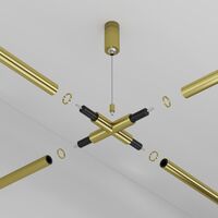 X образный коннектор для штанговой системы Axity / Maytoni CA008TX-BS