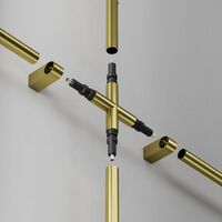 X образный коннектор для штанговой системы Axity / Maytoni CA008TX-BS