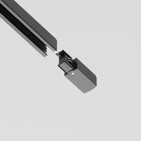 Ввод питания левый Trinity черный / Maytoni TRA005B-31B-L