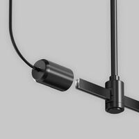 Ввод питания боковой Flarity черный / Maytoni TRA154C-SB1-B