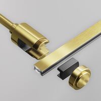 Крепление настенное Wall одинарное удлиненное Flarity латунь / Maytoni TRA155CW-SL1-BS