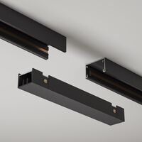 Коннектор питания прямой Basity, черный / Maytoni TRA172IPC-1B